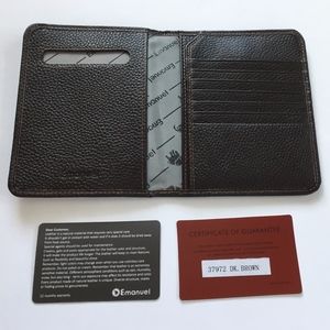 Emanuel Leather Passport Case